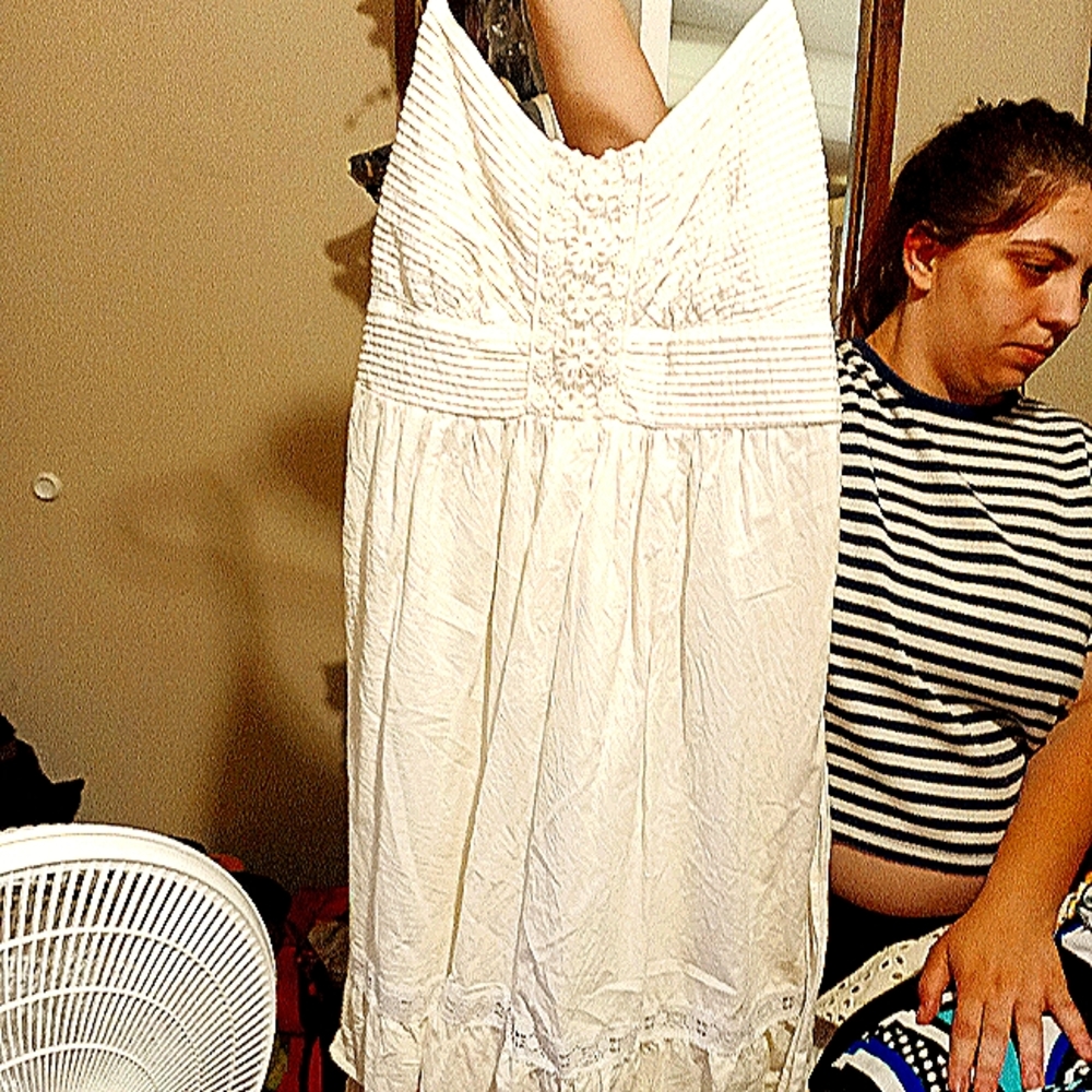 White summer dress